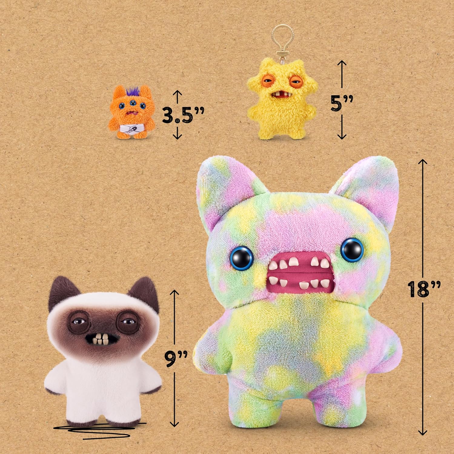 Fuggler “Yawper” – 22cm Alley Cats Plush