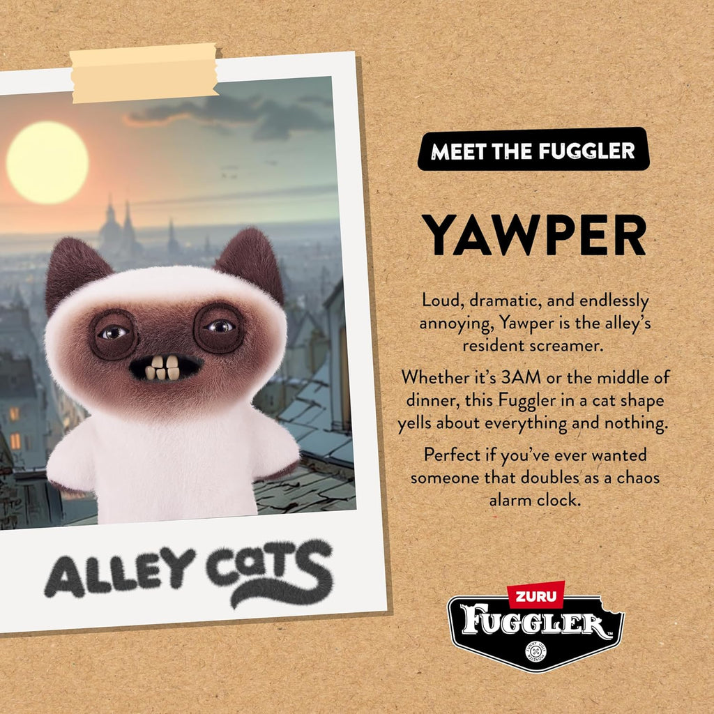 Fuggler “Yawper” – 22cm Alley Cats Plush